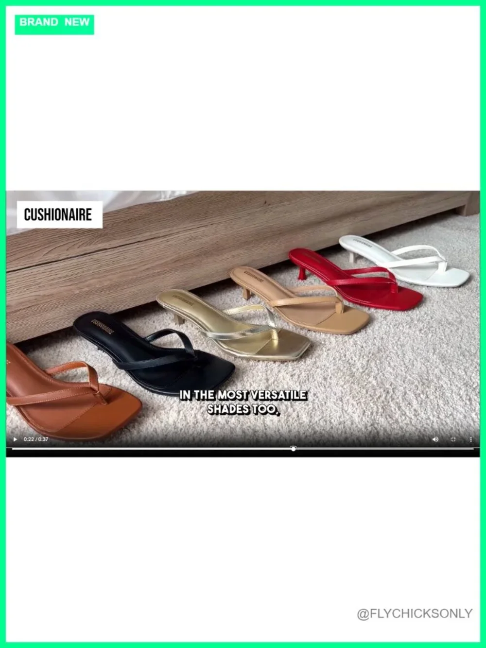 Kitten Heel Thong Sandals with Memory Foam, Slip On Dressy Heeled Sandals